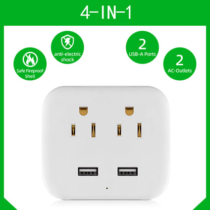 ZOYIU 4in1 Max 12W US travel Power Adapter