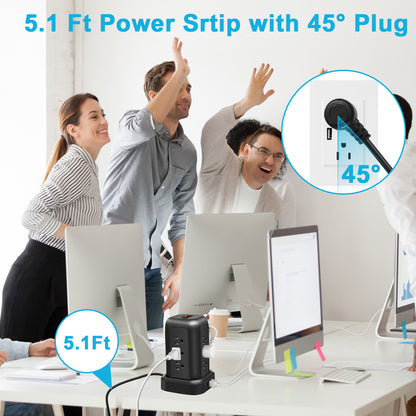 ZOYIU 12in1  American Travel Power Strip