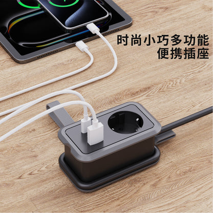 ZOYIU 5in1 EU Plug Power Strip