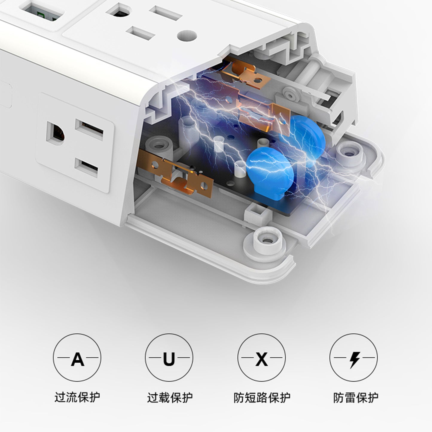 ZOYIU 9in1 Max 15W US Travel  Power Adapter