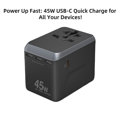 ZOYIU 6in1 Max 35W Multiple travel Power Adapter