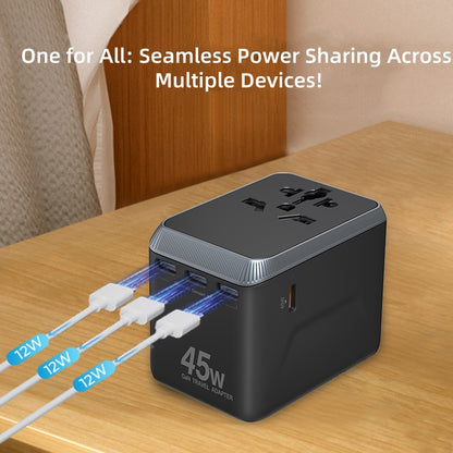 ZOYIU 6in1 Max 35W Multiple travel Power Adapter