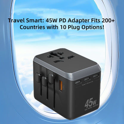 ZOYIU 6in1 Max 35W Multiple travel Power Adapter